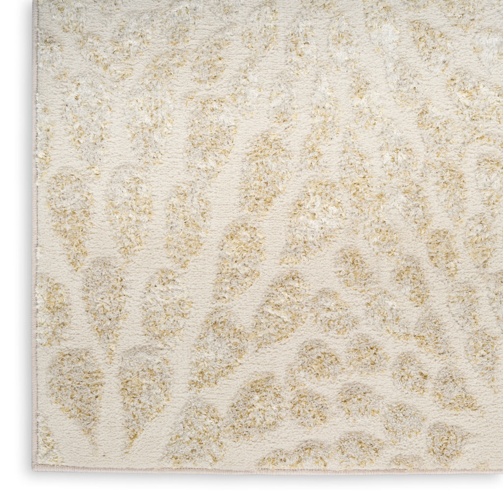 nourison ambiance ami02 ivory gold rug