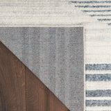 nourison astra machine washable asw05 ivory blue rug