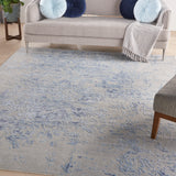 nourison silk shadows sha18 grey blue rug