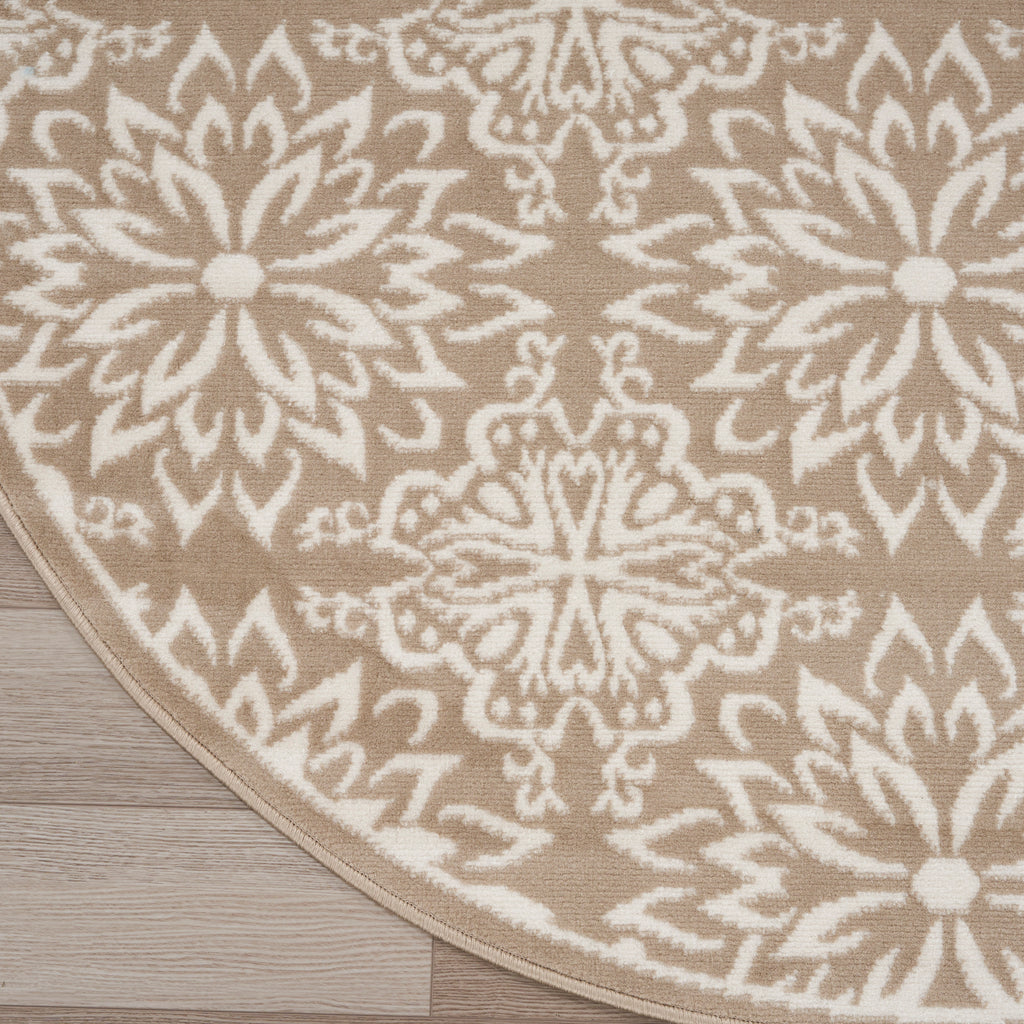 nourison jubilant jub06 taupe rug
