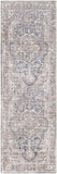 Hauteloom Mignon MIG Charcoal Machine Made Chenille-Polyester Rug