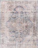 Hauteloom Mignon MIG Charcoal Machine Made Chenille-Polyester Rug