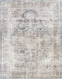 Hauteloom Mignon MIG Charcoal Machine Made Chenille-Polyester Rug