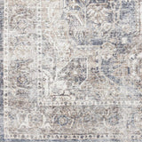 Hauteloom Mignon MIG Charcoal Machine Made Chenille-Polyester Rug