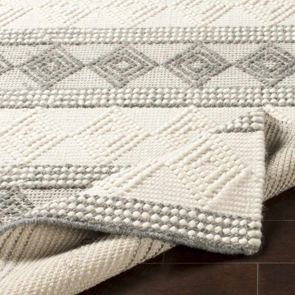 Hauteloom Mineola MINEO Charcoal Woven/Flatwoven Wool Rug