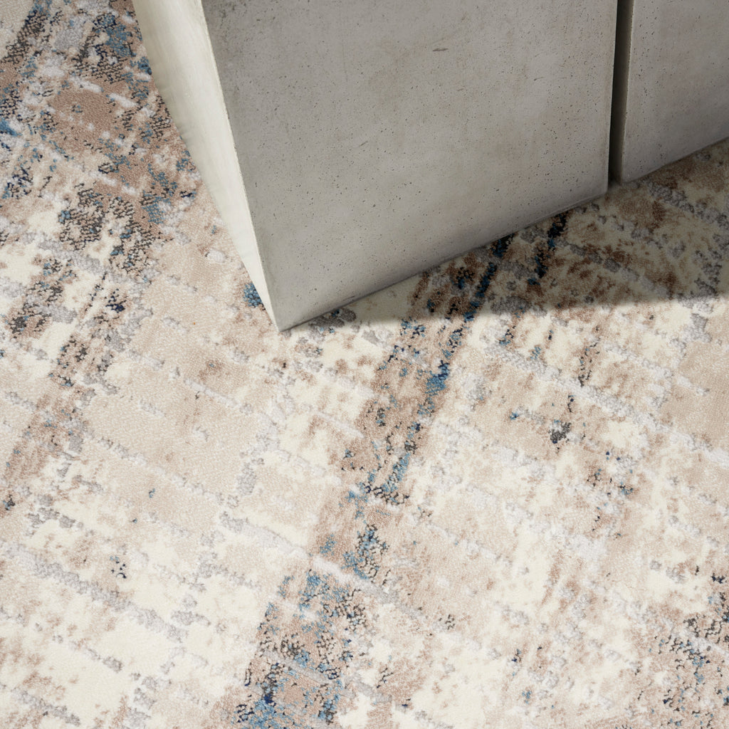 nourison ck022 infinity ifn02 ivory grey blue rug