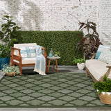 nourison easy care nes01 green rug