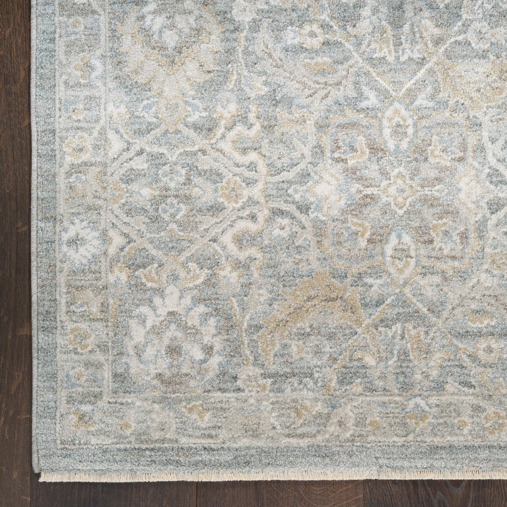nourison envy evv04 blue silver rug