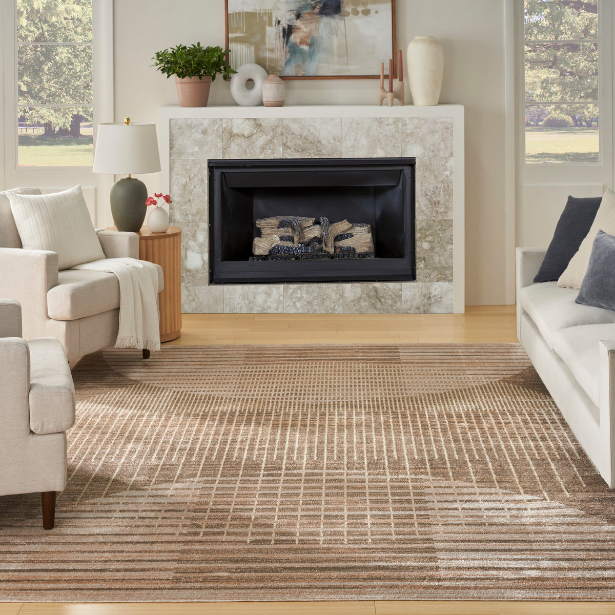 nourison astra machine washable asw03 latte rug