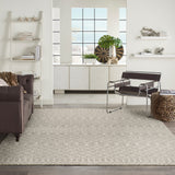 nourison positano pos02 light grey rug