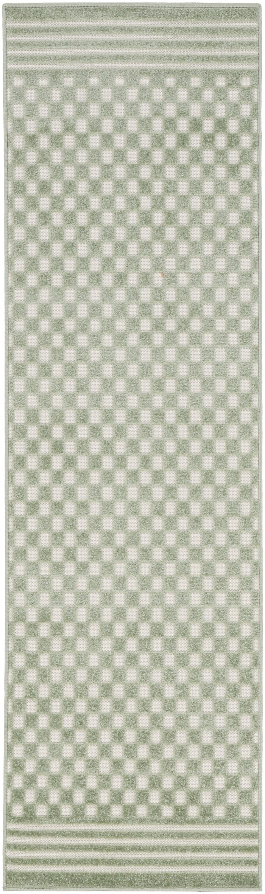 nourison care free caf02 green rug