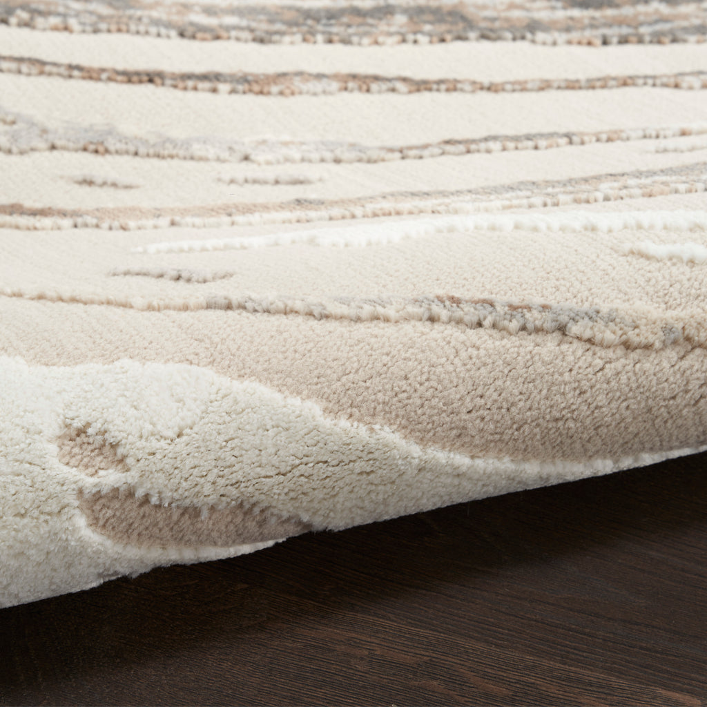 nourison sustainable trends sut05 beige grey rug
