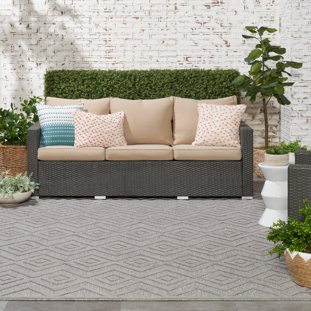 nourison versatile nrv01 silver grey rug
