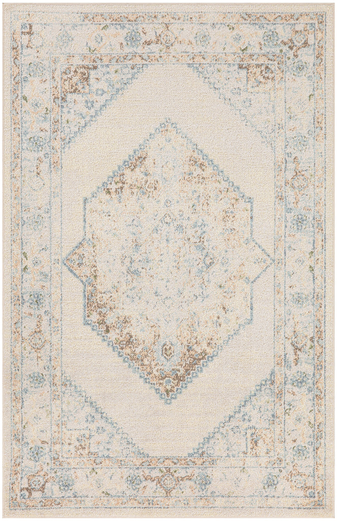 nourison astra machine washable asw13 ivory blue rug