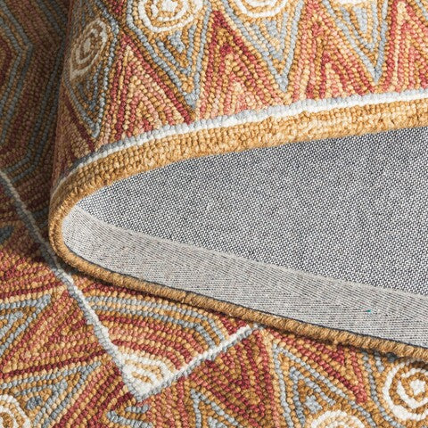 safavieh clearance micro loop mlp638p rust rug