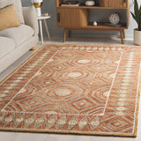 safavieh clearance micro loop mlp638p rust rug