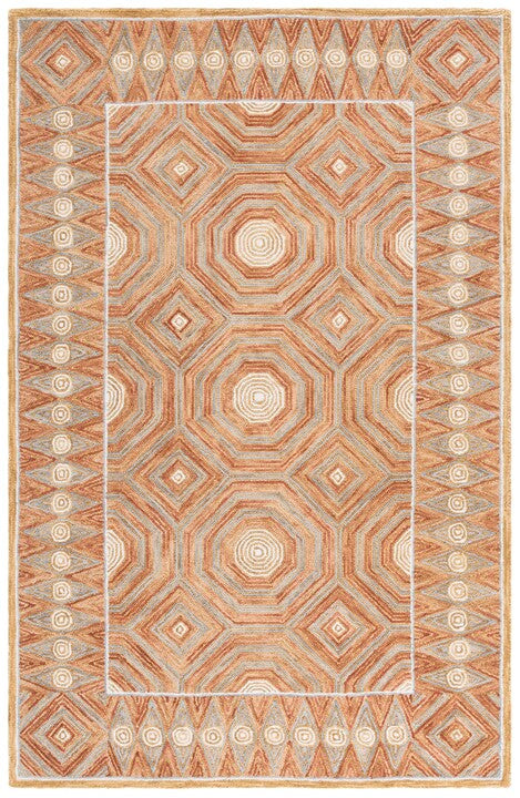 safavieh clearance micro loop mlp638p rust rug