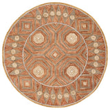 safavieh clearance micro loop mlp638p rust rug