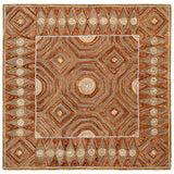 safavieh clearance micro loop mlp638p rust rug