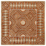safavieh clearance micro loop mlp638p rust rug