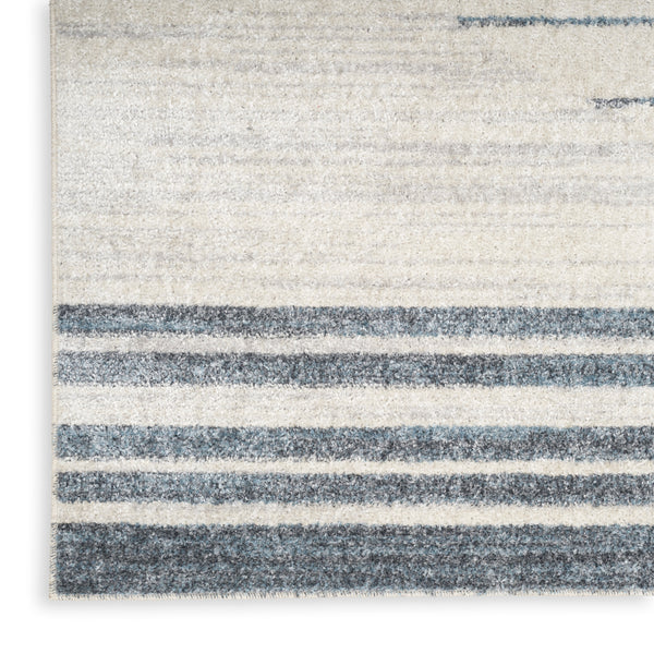 nourison astra machine washable asw04 ivory blue rug