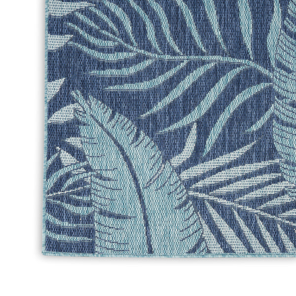 nourison garden oasis goa02 navy rug