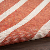 nourison positano pos03 terracotta ivory rug
