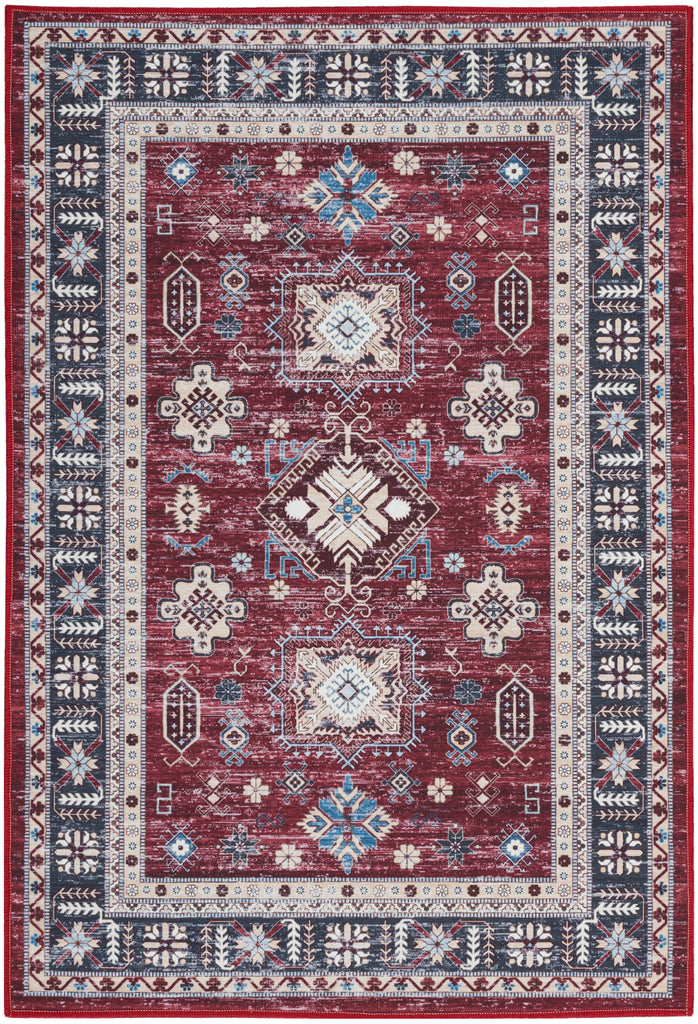 nourison fulton ful03 red rug