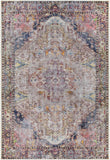 Hauteloom Monching MONCH Aqua Machine Made Polyester Rug
