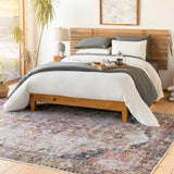 Hauteloom Monching MONCH Aqua Machine Made Polyester Rug