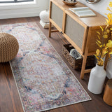 Hauteloom Monching MONCH Aqua Machine Made Polyester Rug