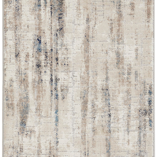 nourison ck022 infinity ifn02 ivory grey blue rug