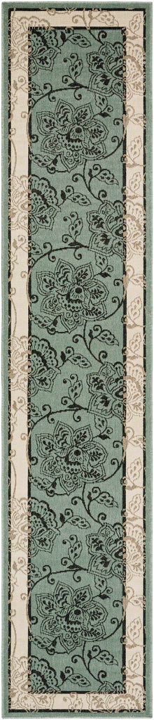 Hauteloom Montross MONTR Black Machine Made Olefin Rug