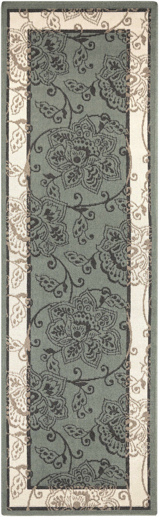 Hauteloom Montross MONTR Black Machine Made Olefin Rug