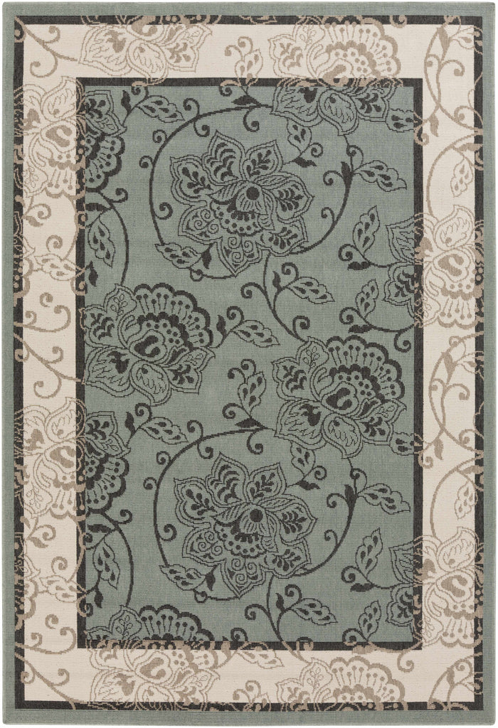Hauteloom Montross MONTR Black Machine Made Olefin Rug