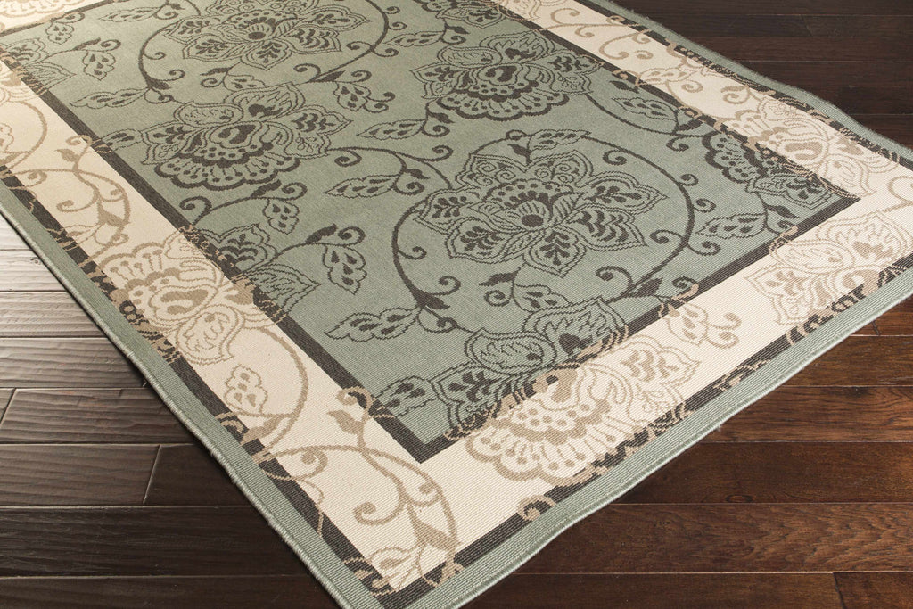 Hauteloom Montross MONTR Black Machine Made Olefin Rug
