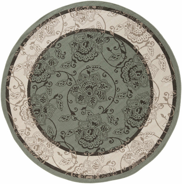 Hauteloom Montross MONTR Black Machine Made Olefin Rug