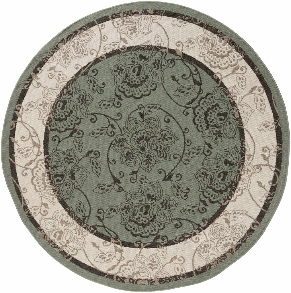 Hauteloom Montross MONTR Black Machine Made Olefin Rug