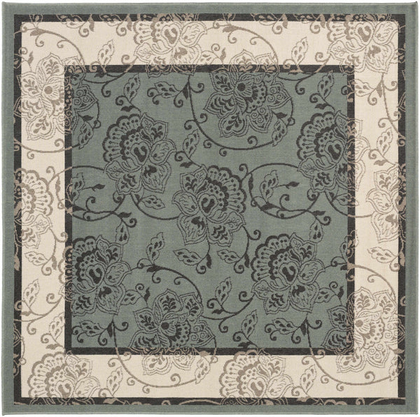 Hauteloom Montross MONTR Black Machine Made Olefin Rug