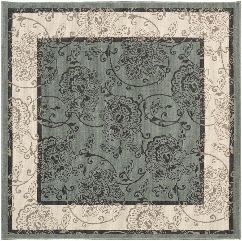 Hauteloom Montross MONTR Black Machine Made Olefin Rug