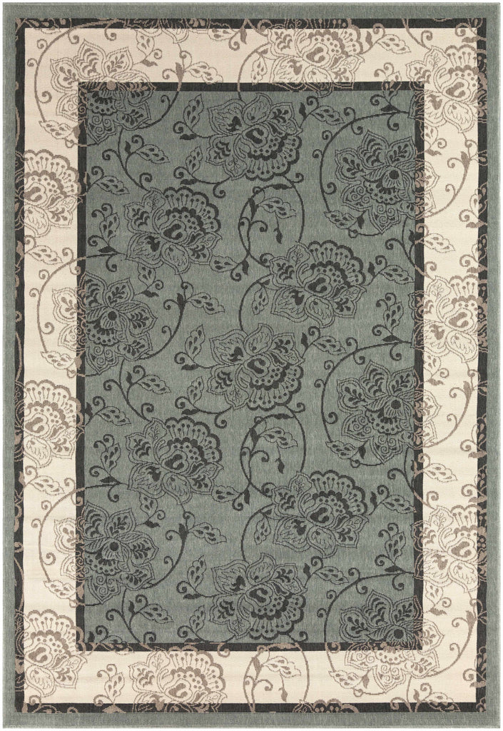 Hauteloom Montross MONTR Black Machine Made Olefin Rug