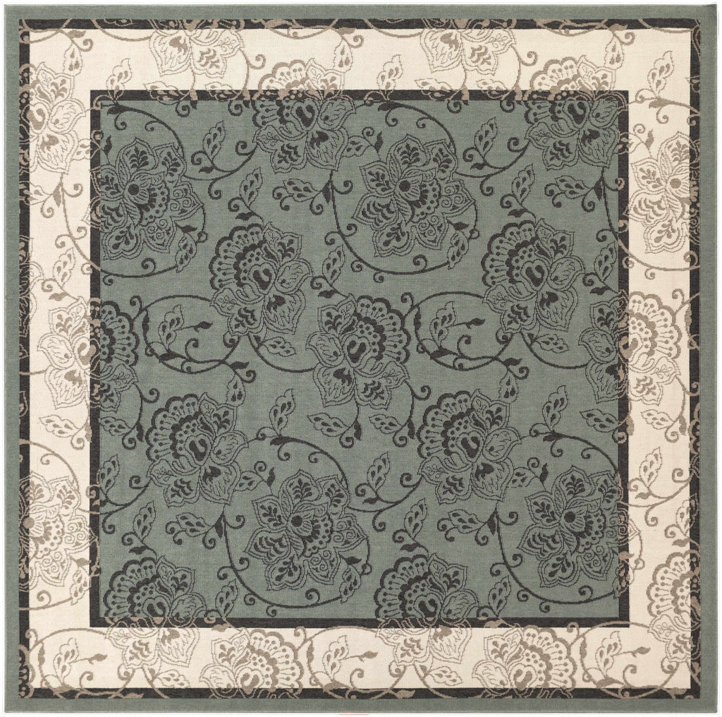 Hauteloom Montross MONTR Black Machine Made Olefin Rug