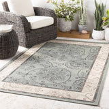 Hauteloom Montross MONTR Black Machine Made Olefin Rug