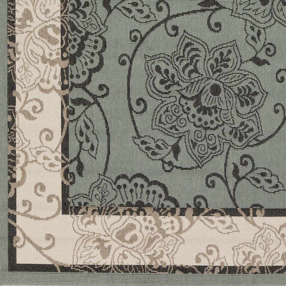 Hauteloom Montross MONTR Black Machine Made Olefin Rug