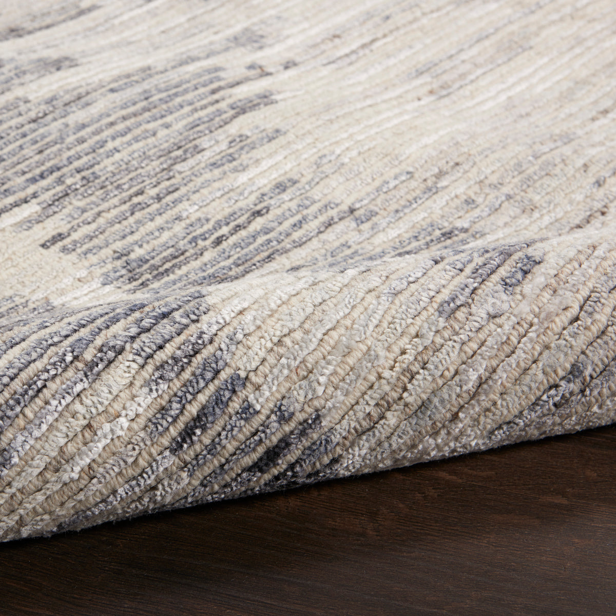 nourison ocean ocp03 cream charcoal rug