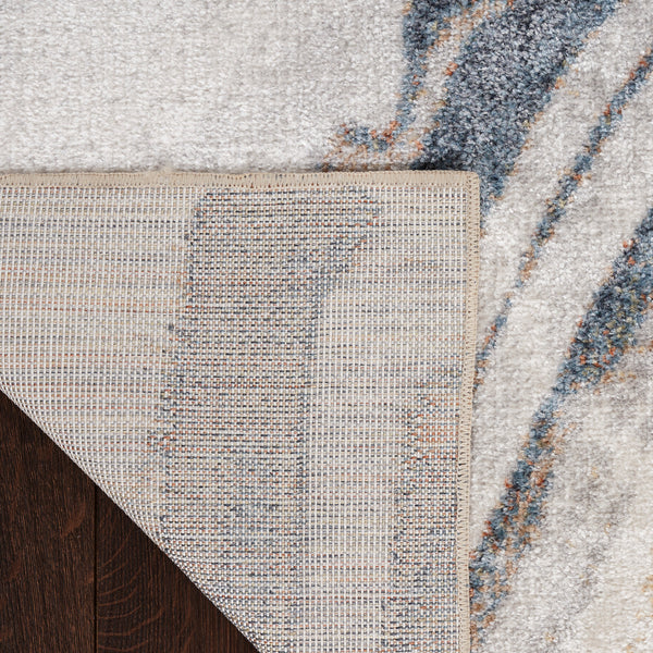 nourison astra machine washable asw15 ivory blue rug