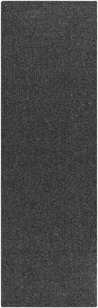 Hauteloom Moxley MOXL Black Machine Made Polypropylene Rug