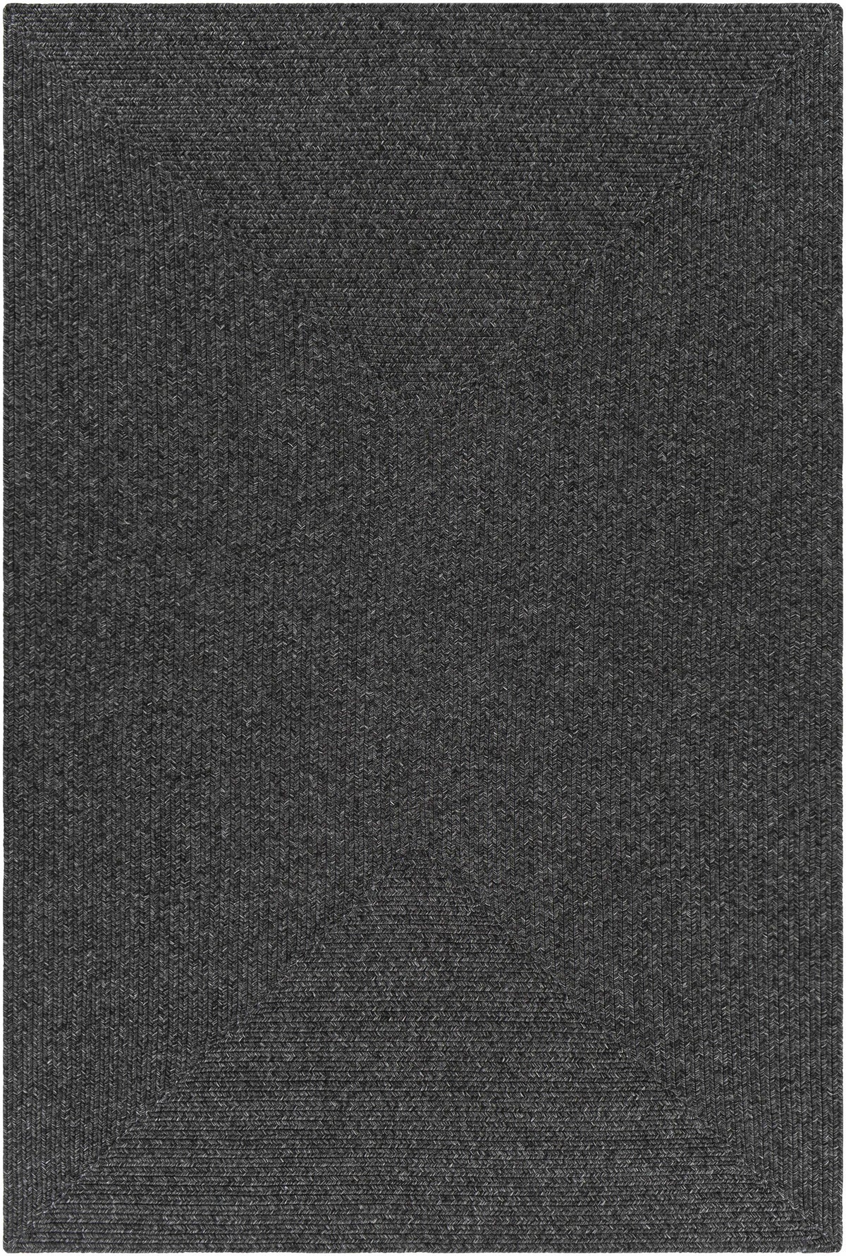 Hauteloom Moxley MOXL Black Machine Made Polypropylene Rug