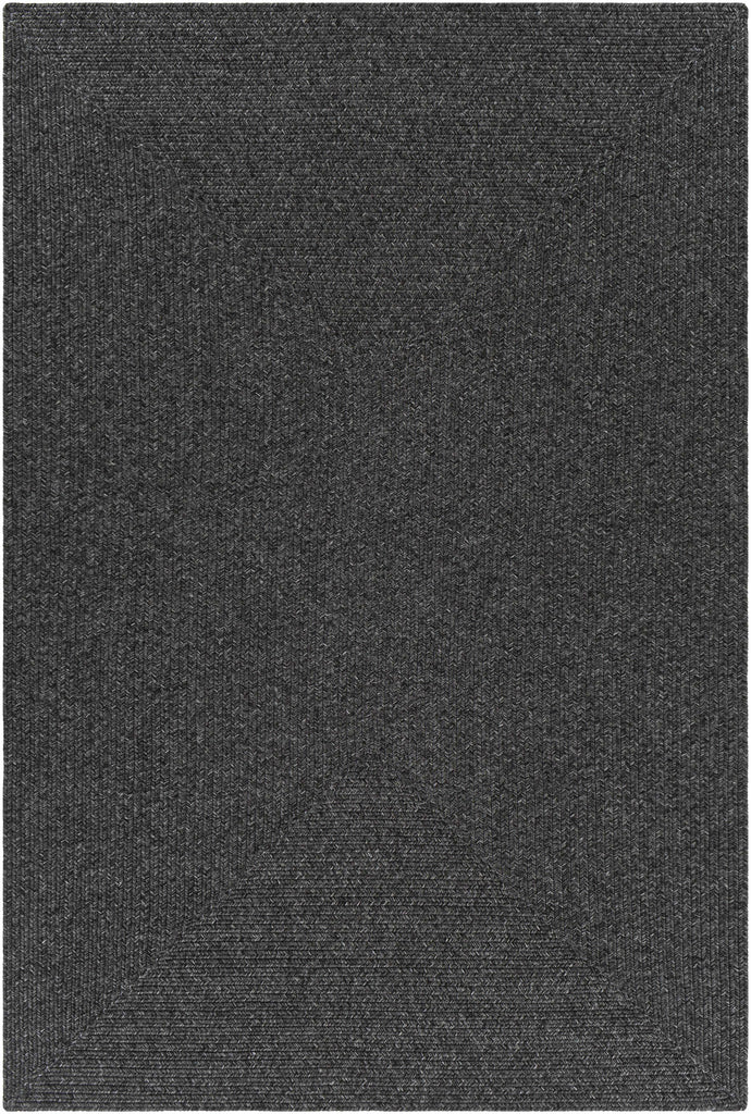 Hauteloom Moxley MOXL Black Machine Made Polypropylene Rug
