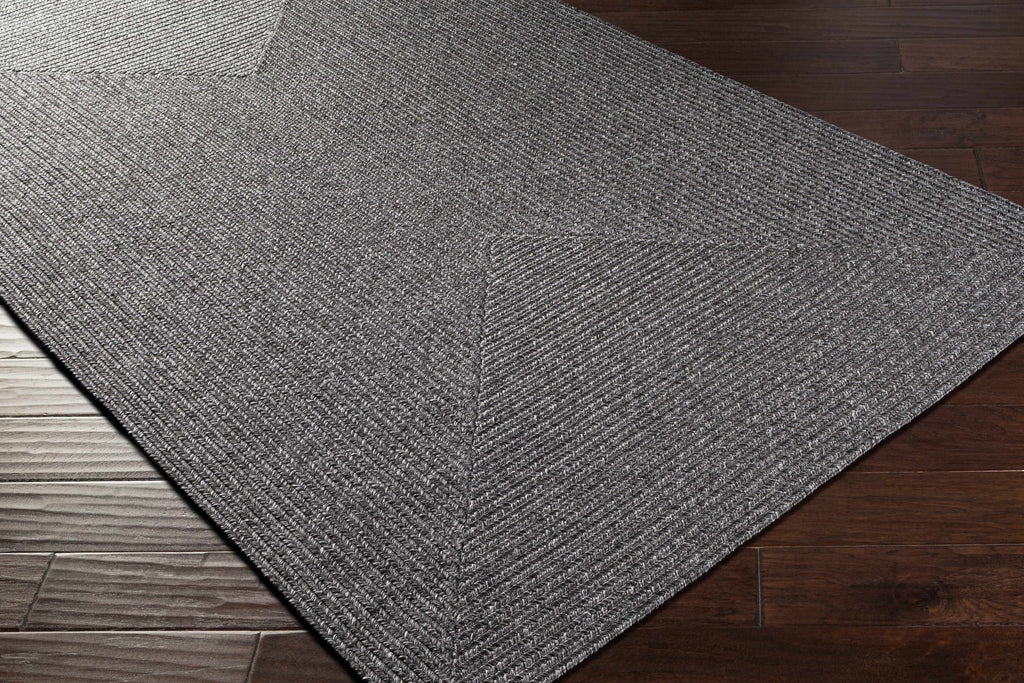 Hauteloom Moxley MOXL Black Machine Made Polypropylene Rug